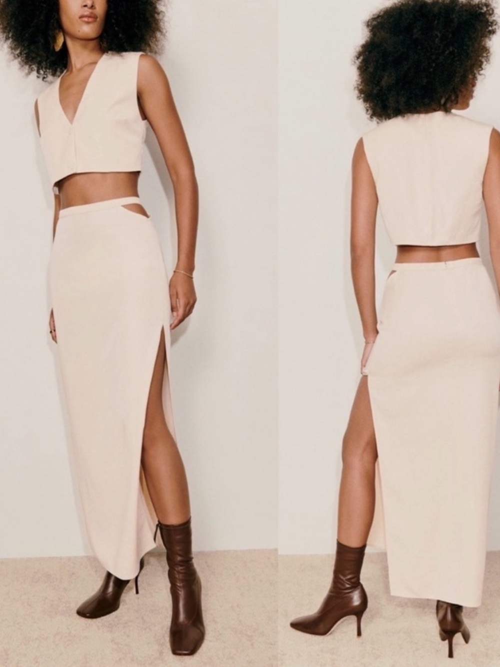 Reformation Quinn Two Piece Size 8